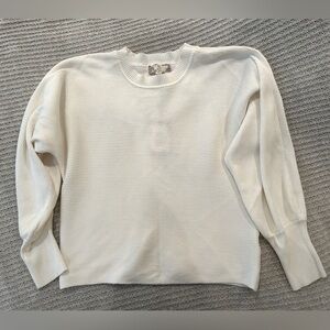 NWT White Knit Sweater by Pink Rose